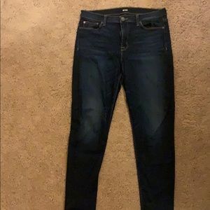 Hudson dark stretchy skinny jeans